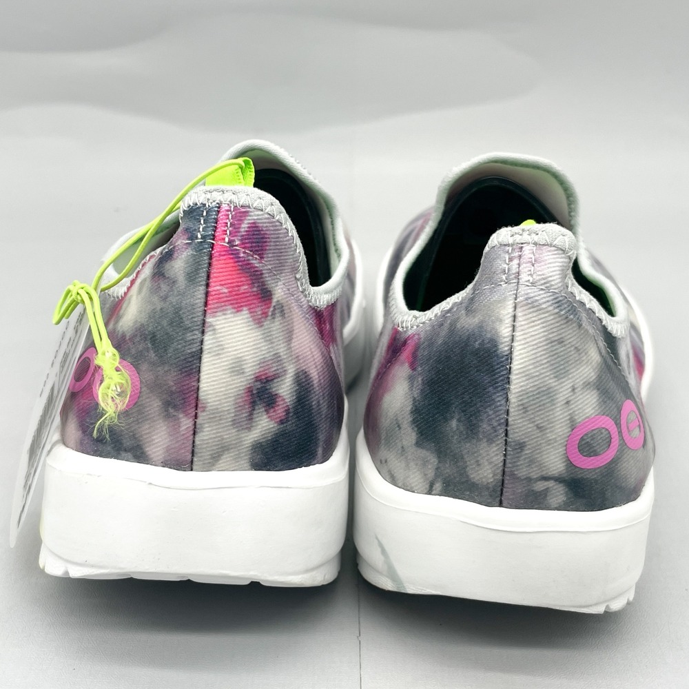 OOFOS Womens 8.5 OOmg Eezee Tie Dye Pink Recovery Shoes Slip On Sneakers Comfort - Picture 6 of 12